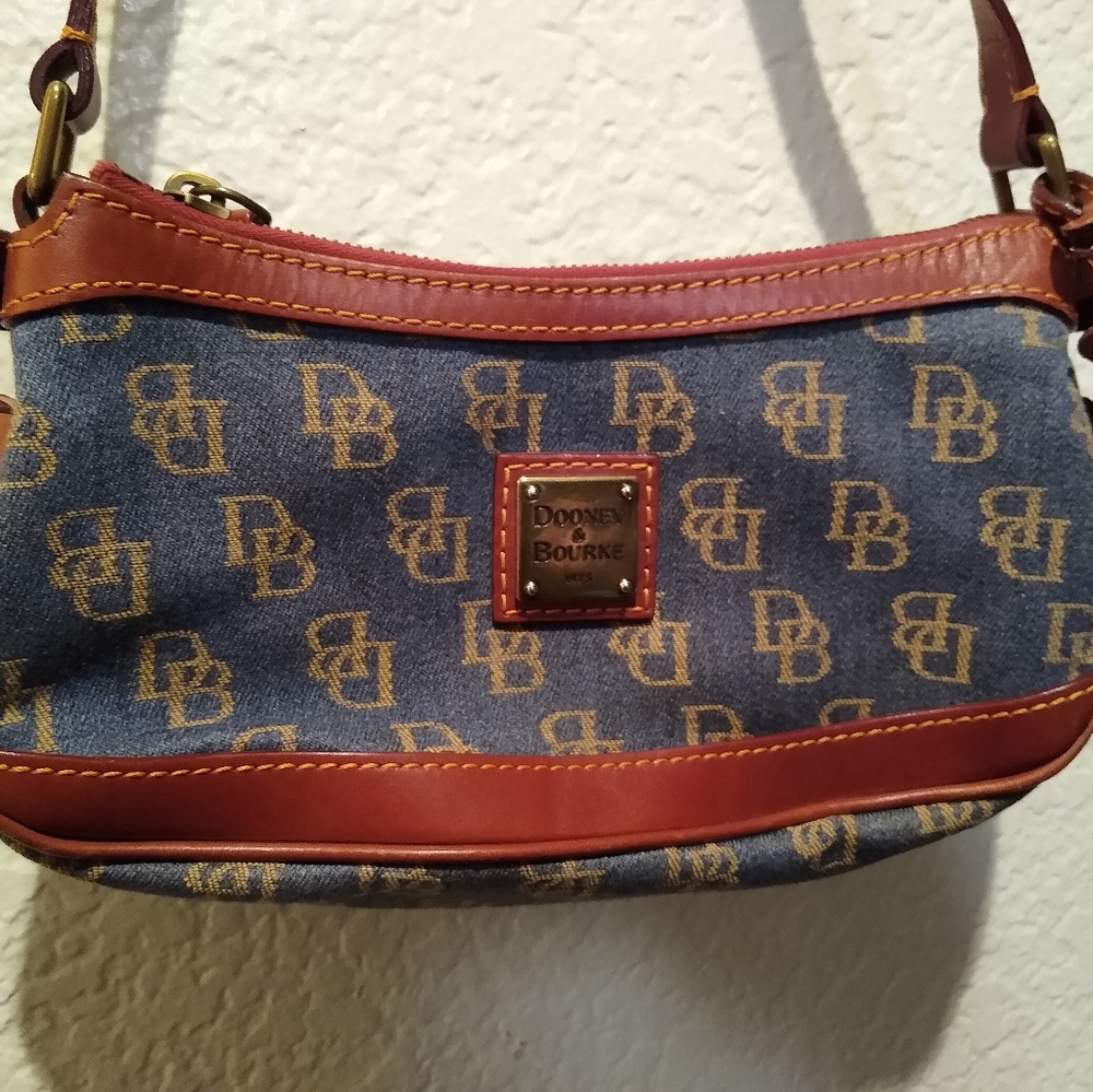 Genuine Dooney & Bourke 1975 Denim Mini bag